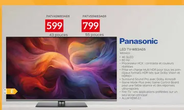 Offre: Led tv-w83ae6