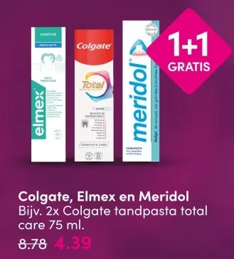 Aanbieding: Colgate, Elmex en Meridol