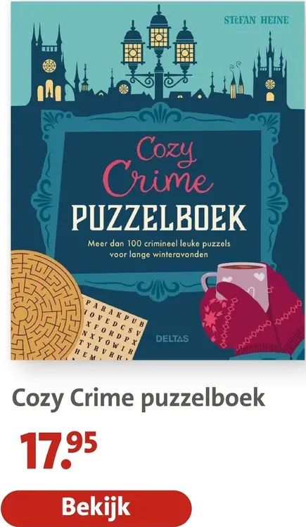 Aanbieding: Cozy Crime puzzelboek