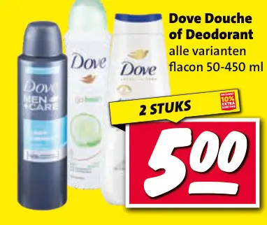 Aanbieding: Douche of Deodorant