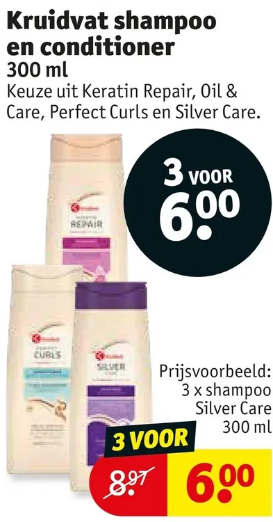 Promotie: Shampoo en conditioner