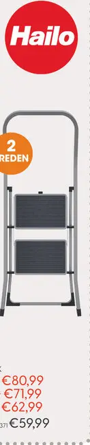 Aanbieding: Hailo Ladder 2 treden