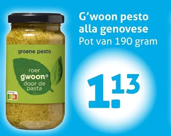 Aanbieding: Pesto alla genovese