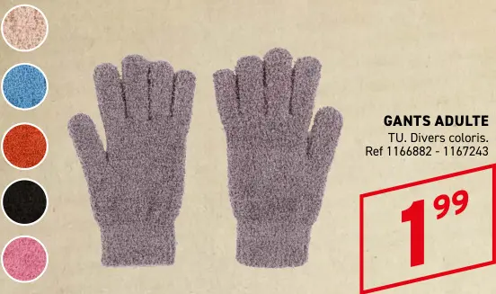Offre: Gants adulte