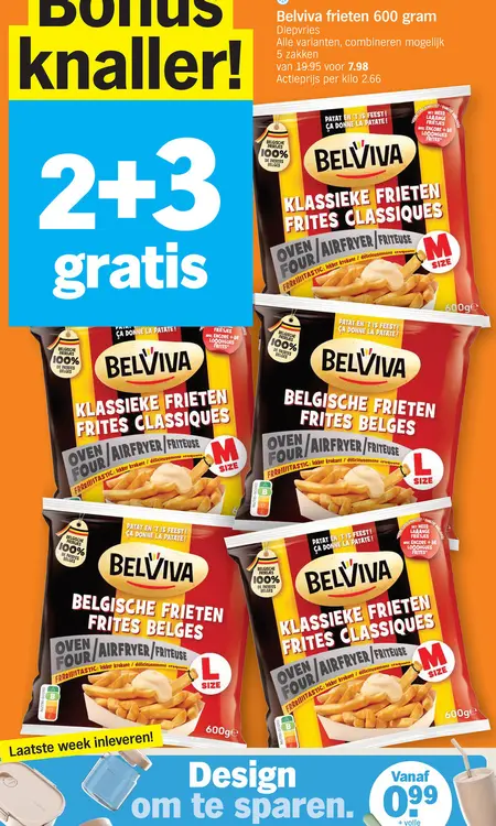 Promotie: Belviva frieten
