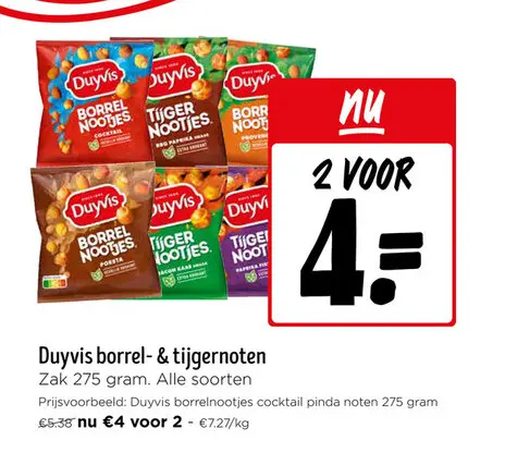 Promotie: Borrel- & tijgernoten