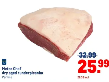 Aanbieding: Metro Chef dry aged runderpicanha