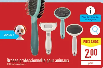 Offre: Brosse professionnelle pour animaux