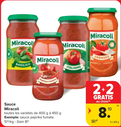 Offre: Sauce