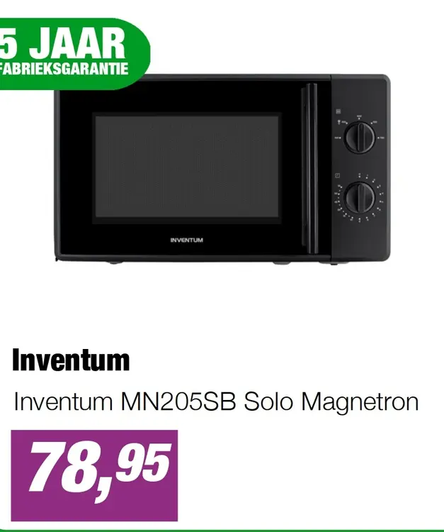 Aanbieding: Inventum MN205SB Solo Magnetron