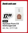 Promotie: HyClean Pure CO Stofzuigerzak