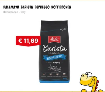 Aanbieding: DALLMAYR BARISTA ESPRESSO KOFFIEBONEN