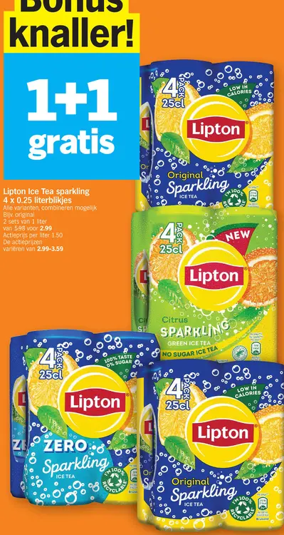 Promotie: Ice Tea sparkling