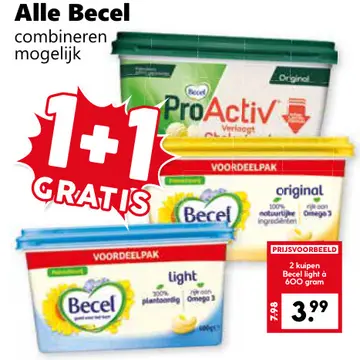 Aanbieding: Alle Becel