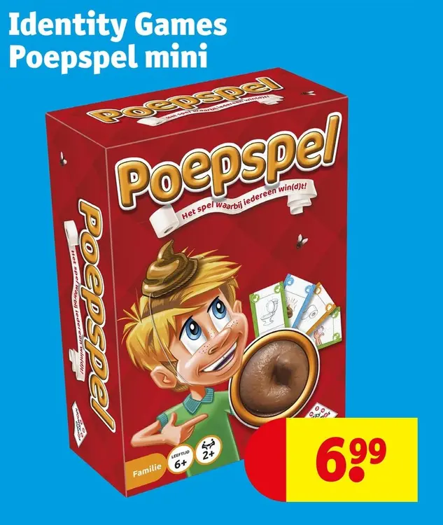 Aanbieding: Poepspel mini