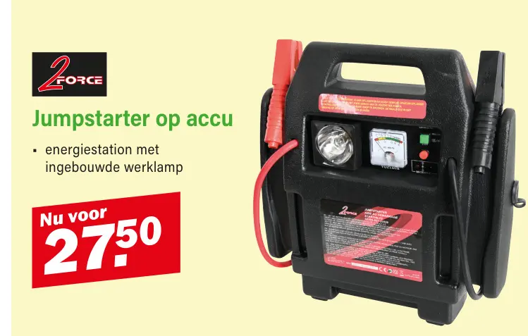 Promotie: Jumpstarter op accu