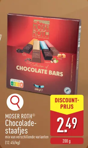 Promotie: Chocoladestaafjes