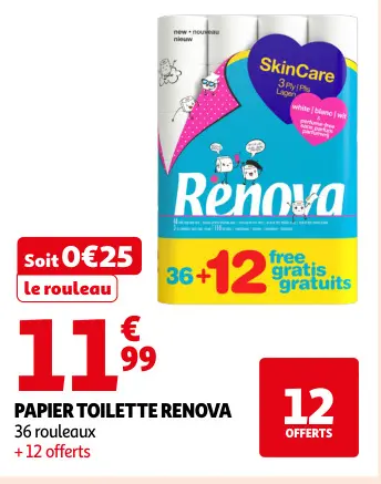 Offre: Papier toilette