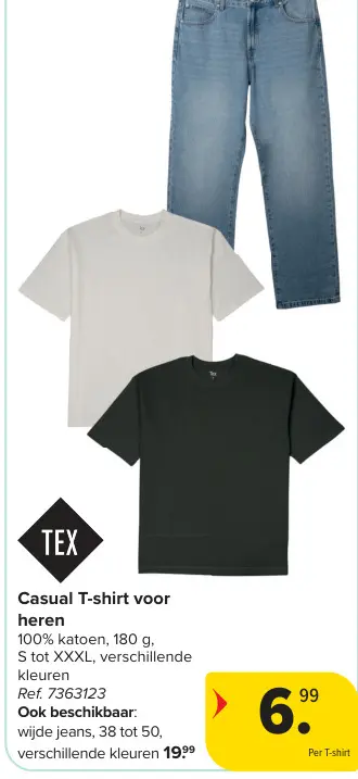 Promotie: Casual T-shirt voor heren