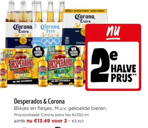 Promotie: Desperados & Corona