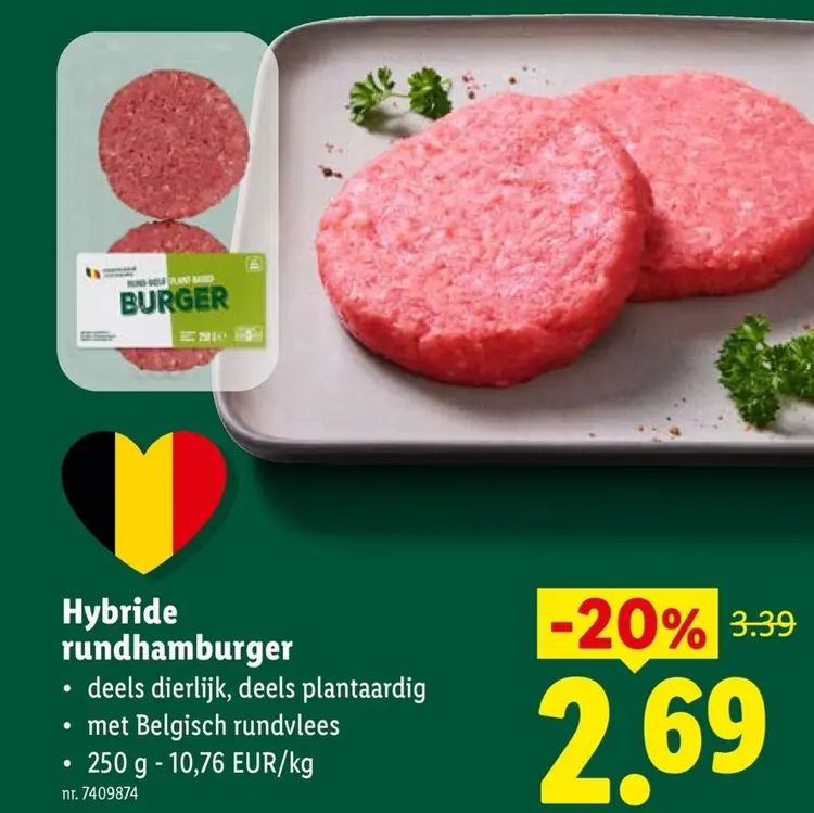 Promotie: Hybride rundhamburger