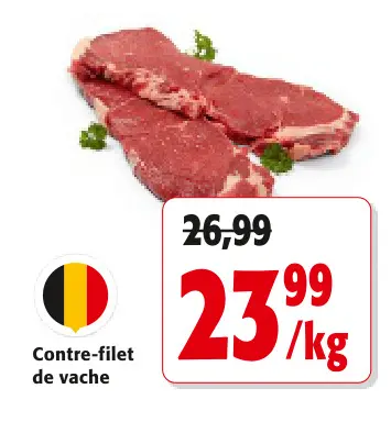 Offre: Contre-filet de vache