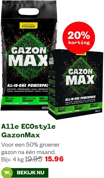 Aanbieding: GazonMax
