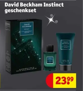 Aanbieding: David Beckham Instinct geschenkset