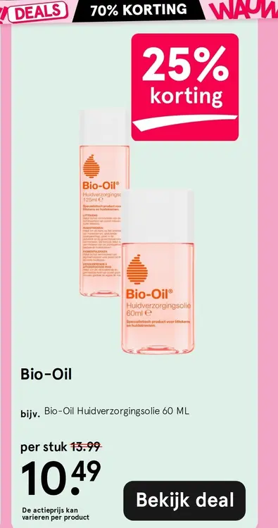 Aanbieding: Bio-Oil Huidverzorgingsolie