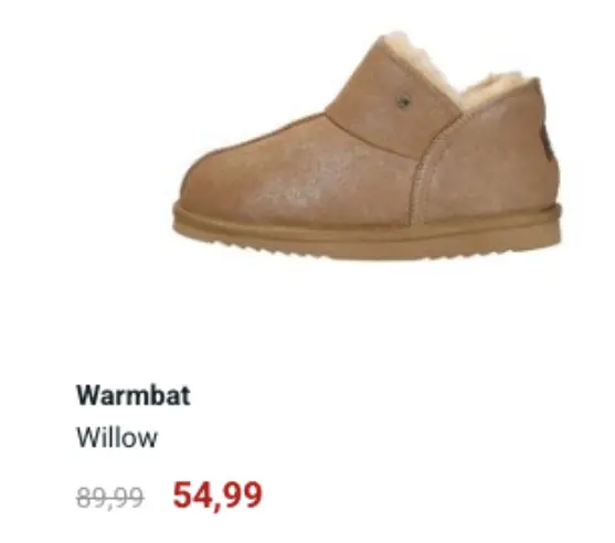 Promotie: Warmbat Willow