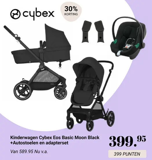 Aanbieding: Kinderwagen Cybex Eos Basic Moon Black