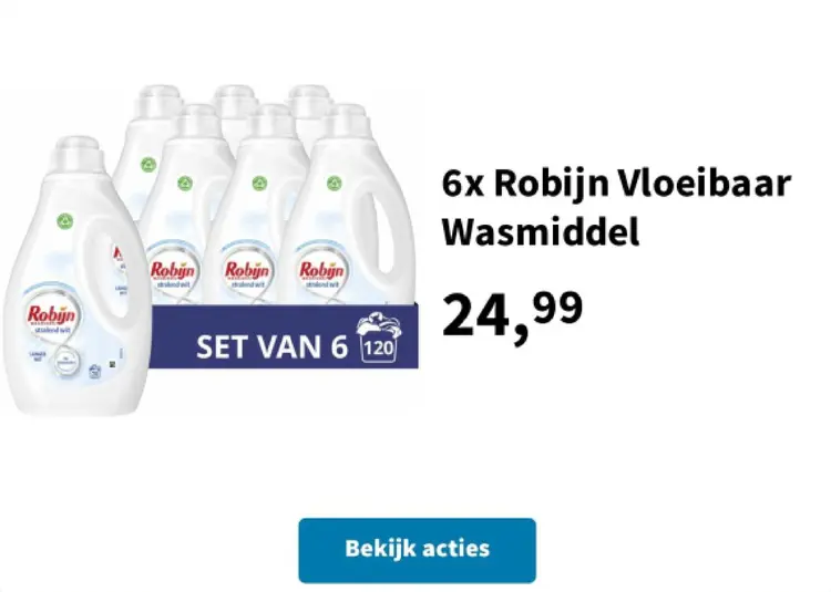Promotie: Robijn Vloeibaar Wasmiddel