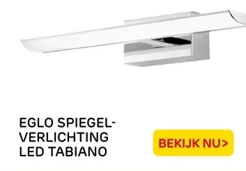 Aanbieding: EGLO SPIEGELVERLICHTING LED TABIANO