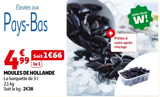 Promotie: Moules de hollande