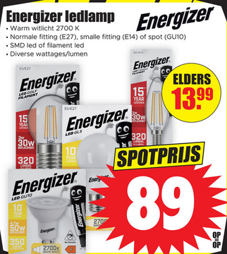 Aanbieding: Energizer ledlamp