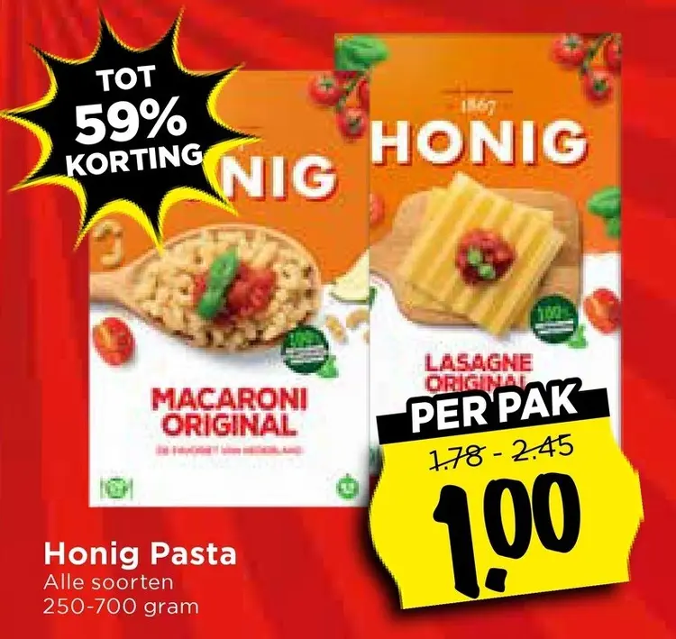 Aanbieding: Honig Pasta