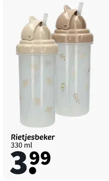 Aanbieding: Rietjesbeker