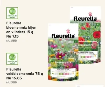 Aanbieding: Fleurella bloemenmix bijen en vlinders