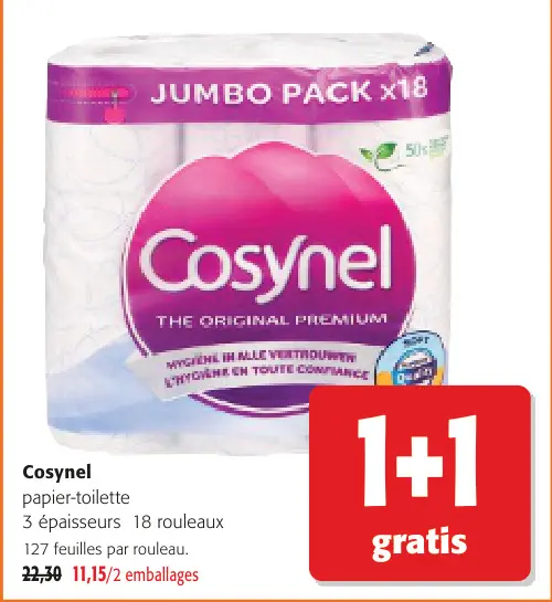 Offre: papier-toilette