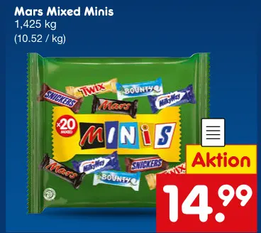 Aanbieding: Mars Mixed Minis