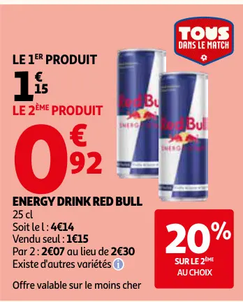 Promotie: Energy drink Red Bull