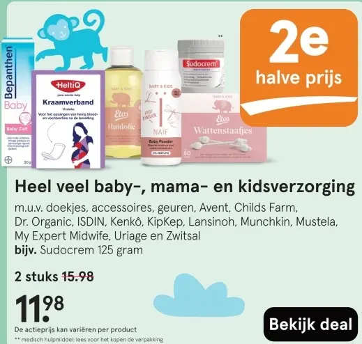 Aanbieding: Baby-, mama- en kidsverzorging