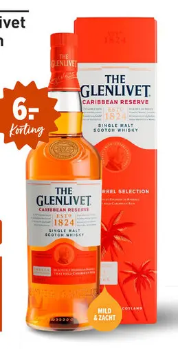 Aanbieding: The Glenlivet Caribbean Reserve 70CL