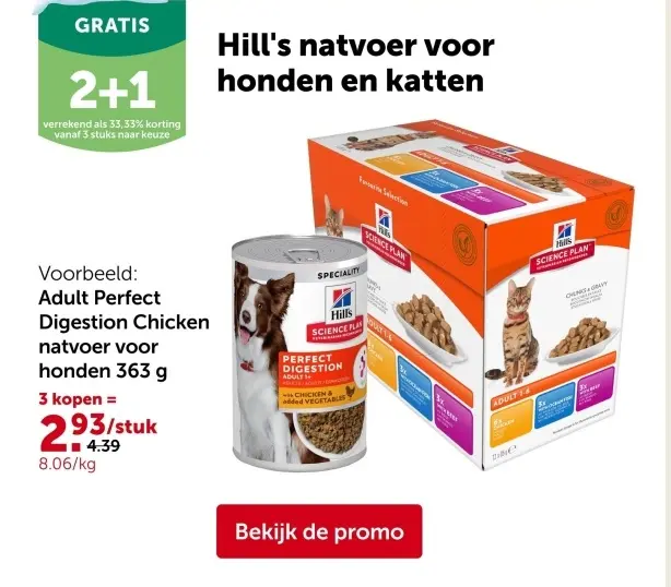 Promotie: Adult Perfect Digestion Chicken natvoer voor honden