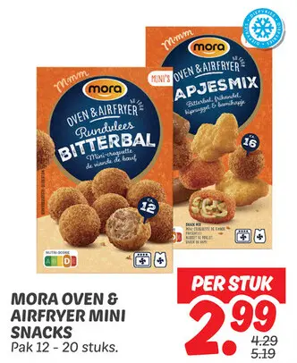 Aanbieding: Mora oven & airfryer mini snacks