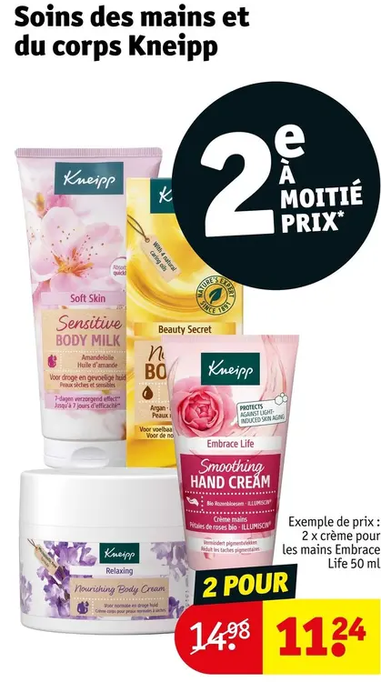 Offre: Soins des mains et du corps