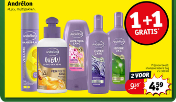 Aanbieding: Andrélon shampoo Iedere Dag