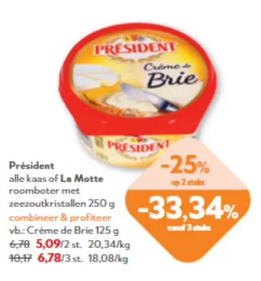 Promotie: Crème de Brie
