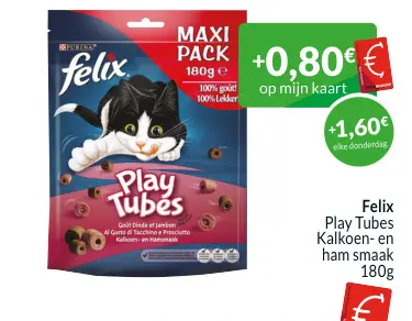 Promotie: Play Tubes Kalkoen- en ham smaak