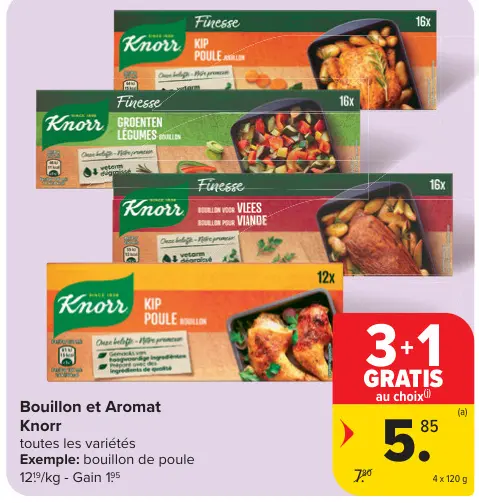 Offre: Bouillon et Aromat